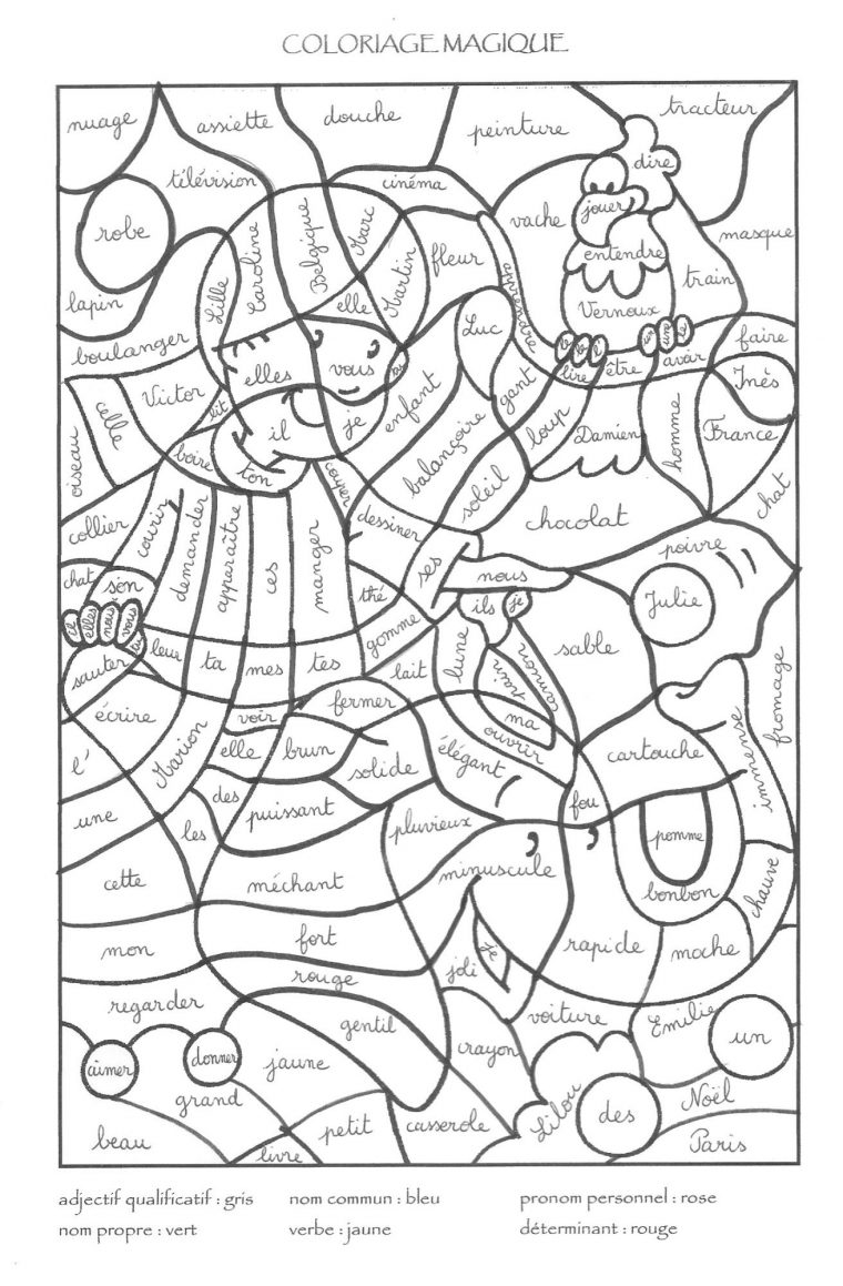 Coloriage Magique | Coloriage Magique Multiplication intérieur Jeux De Coloriage Magique Cm1