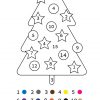 Coloriage Magique Cp : Un Sapin De Noël pour Coloriage Codé Noel