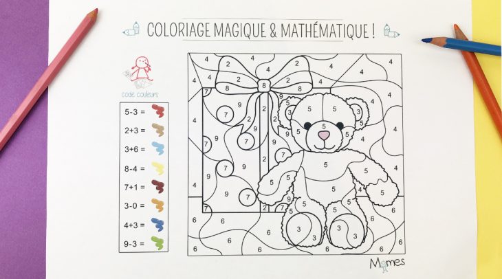 Coloriage Magique Et Mathématique : Noël – Momes encequiconcerne Coloriage Codé Noel