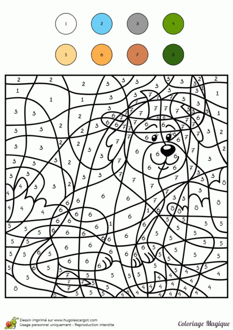 Coloriage Magique Niveau Cm1 D'un Lion D'afrique concernant Jeux De Coloriage Magique Cm1