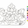 Coloriage Magique - Pingouins Et Sapin De Noël tout Coloriage Codé Noel