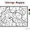 Coloriage Magique Pour Les Plus Petits : Un Lion destiné Coloriage Numéroté Maternelle