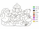 Coloriage Magique Sapin De Noël À Imprimer serapportantà Dessin De Noel En Couleur A Imprimer