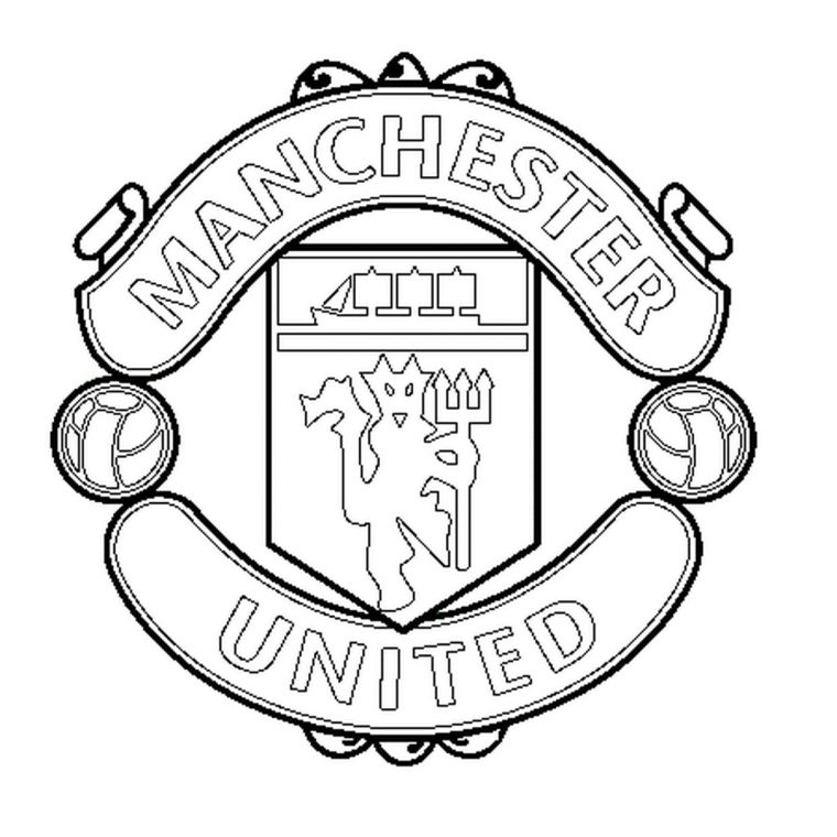 Coloriage Manchester United En Ligne Gratuit À Imprimer concernant Coloriage De Foot En Ligne