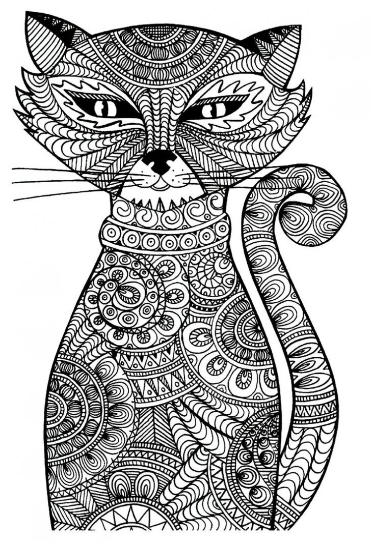 Coloriage-Mandala-En-Ligne-23 – Dessin De Mandala intérieur Coloriage De Chat En Ligne