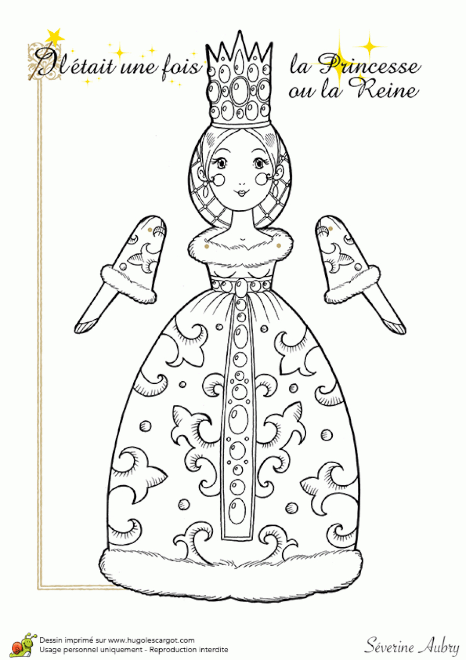 Coloriage Marionnette Articulee Princesse Ou Reine | Pantin serapportantà Dessin Pantin