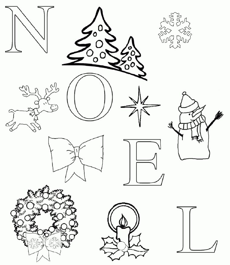 Coloriage Noel – Les Beaux Dessins De Fêtes À Imprimer Et destiné Dessin A Colorier De Noel Gratuit A Imprimer