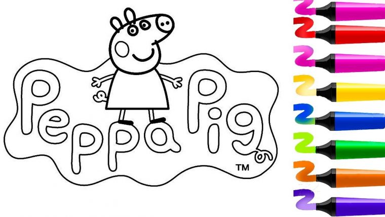 Coloriage Peppa Pig! Coloriage Magique!dessin Facile Peppa encequiconcerne Dessin À Colorier Cochon