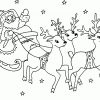 Coloriage Père Noël Et Ses Rennes À Imprimer Encequiconcerne dedans Dessin À Imprimer Pere Noel
