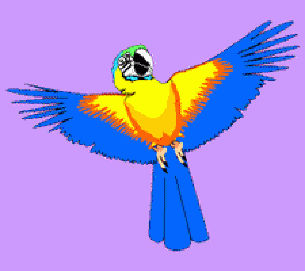 Coloriage Perroquet Sur Hugolescargot à Jeux De Oiseau Gratuit 