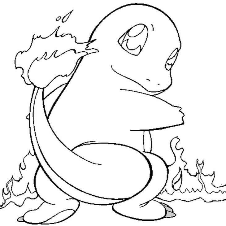 Coloriage Pokémon Salamèche En Ligne Gratuit À Imprimer tout Coloriage De Mode À Imprimer