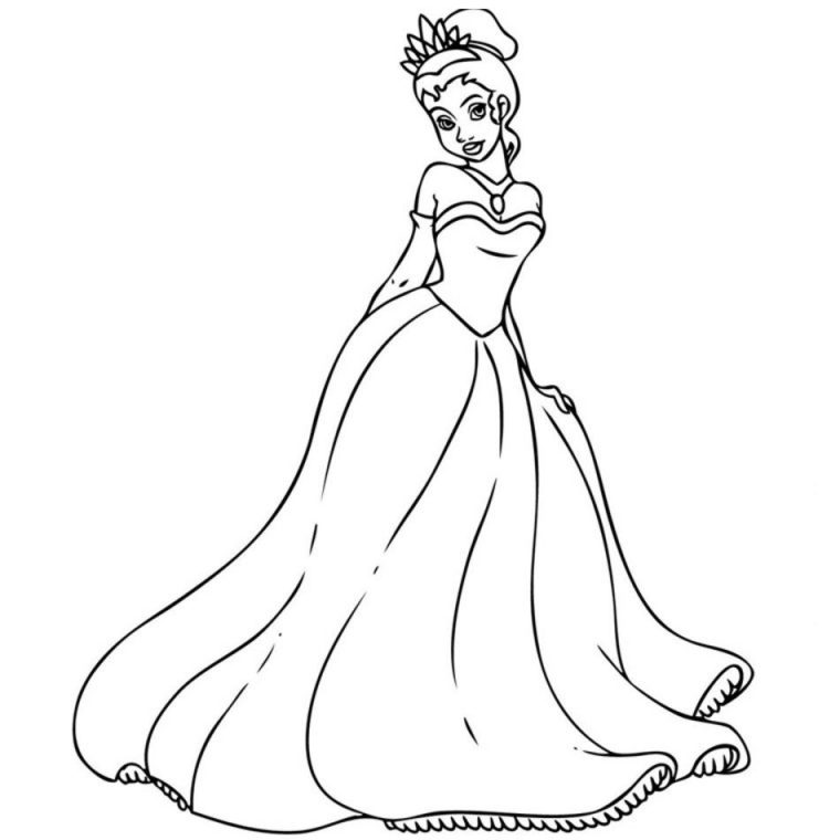 Coloriage Princess A Imprimer Gratuit Free Image serapportantà Princesse À Colorier Gratuit