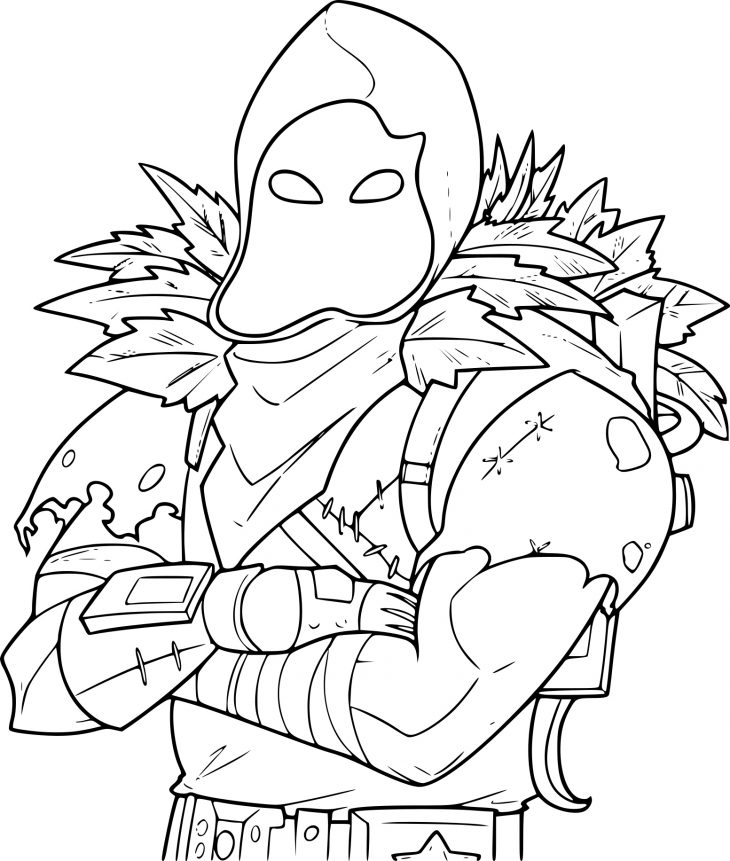 Coloriage Raven Du Jeu Fortnite À Imprimer Et Colorier destiné Jeux Gratuit De Dessin A Colorier