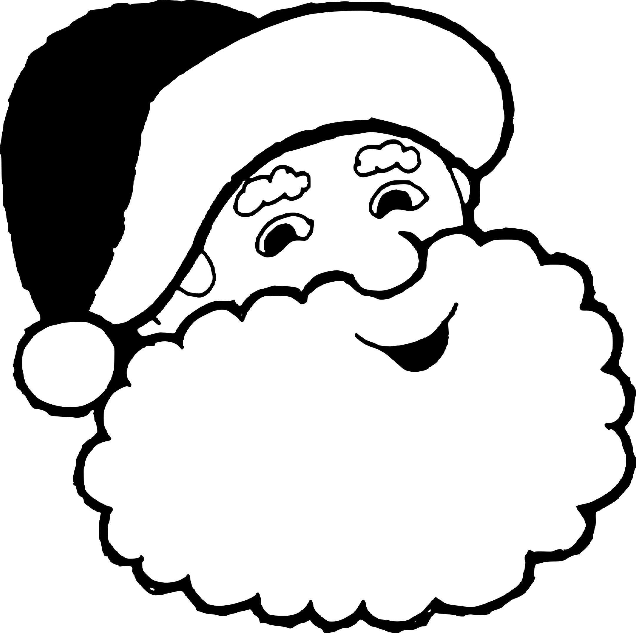 Coloriage Tête Du Père Noël À Imprimer Sur Coloriages serapportantà Pere Noel À Colorier Et Imprimer 