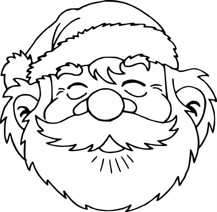 Coloriage Tête Père Noël Dessin À Imprimer Sur Coloriages destiné Dessin À Imprimer Pere Noel