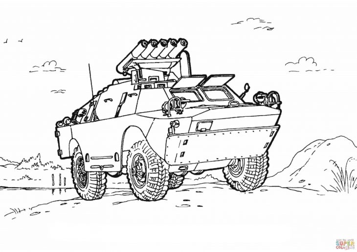 Coloriage – Véhicule De Guerre | Coloriages À Imprimer Gratuits avec Coloriage Vehicule