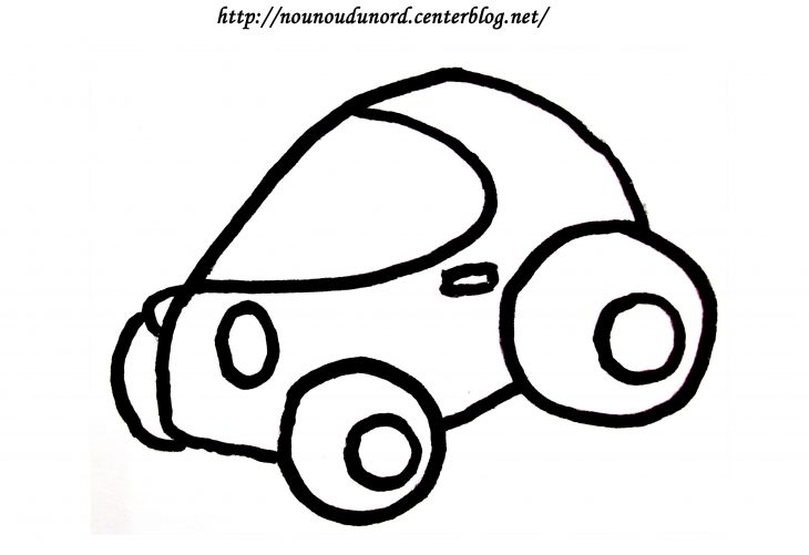 Coloriage Voiture De Course Dessiné Par Nounoudunord. serapportantà Coloriage Vehicule