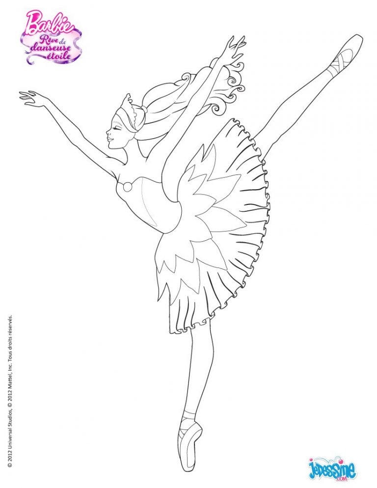 Coloriage204 Coloriage Danseuse Étoile intérieur Dessin De Danseuse A