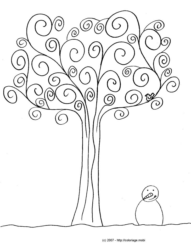 Coloriages À Imprimer : Arbres, Numéro : 3179 pour Arbre A Colorier Et A Imprimer