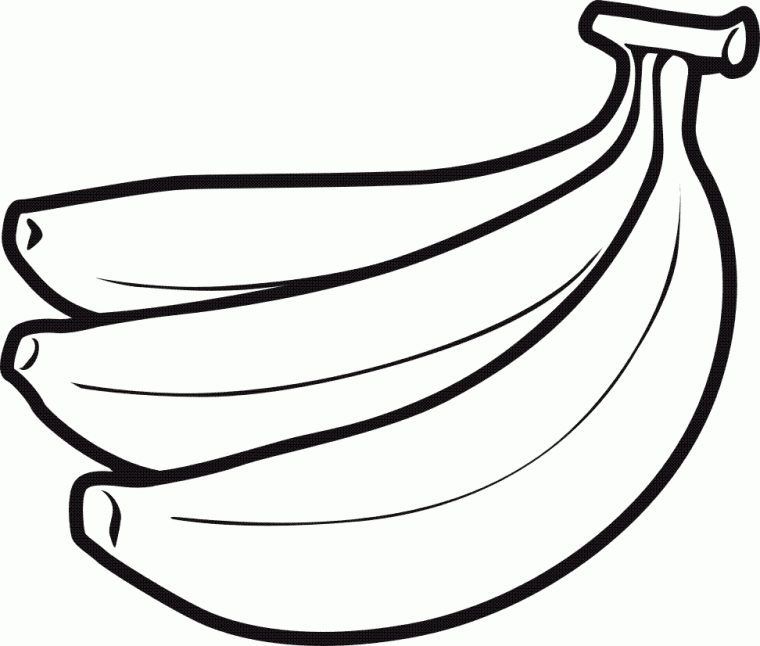 Coloriages À Imprimer : Banane, Numéro : 25924 | Coloriage dedans Dessiner Une Banane