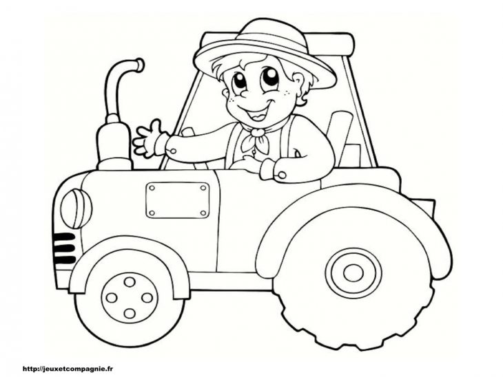 Coloriages À Imprimer : Tracteur, Numéro : 92F6C962 dedans Coloriage De Mode À Imprimer