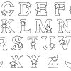 Coloriages Alphabet Et Lettres concernant Coloriage D Alphabet