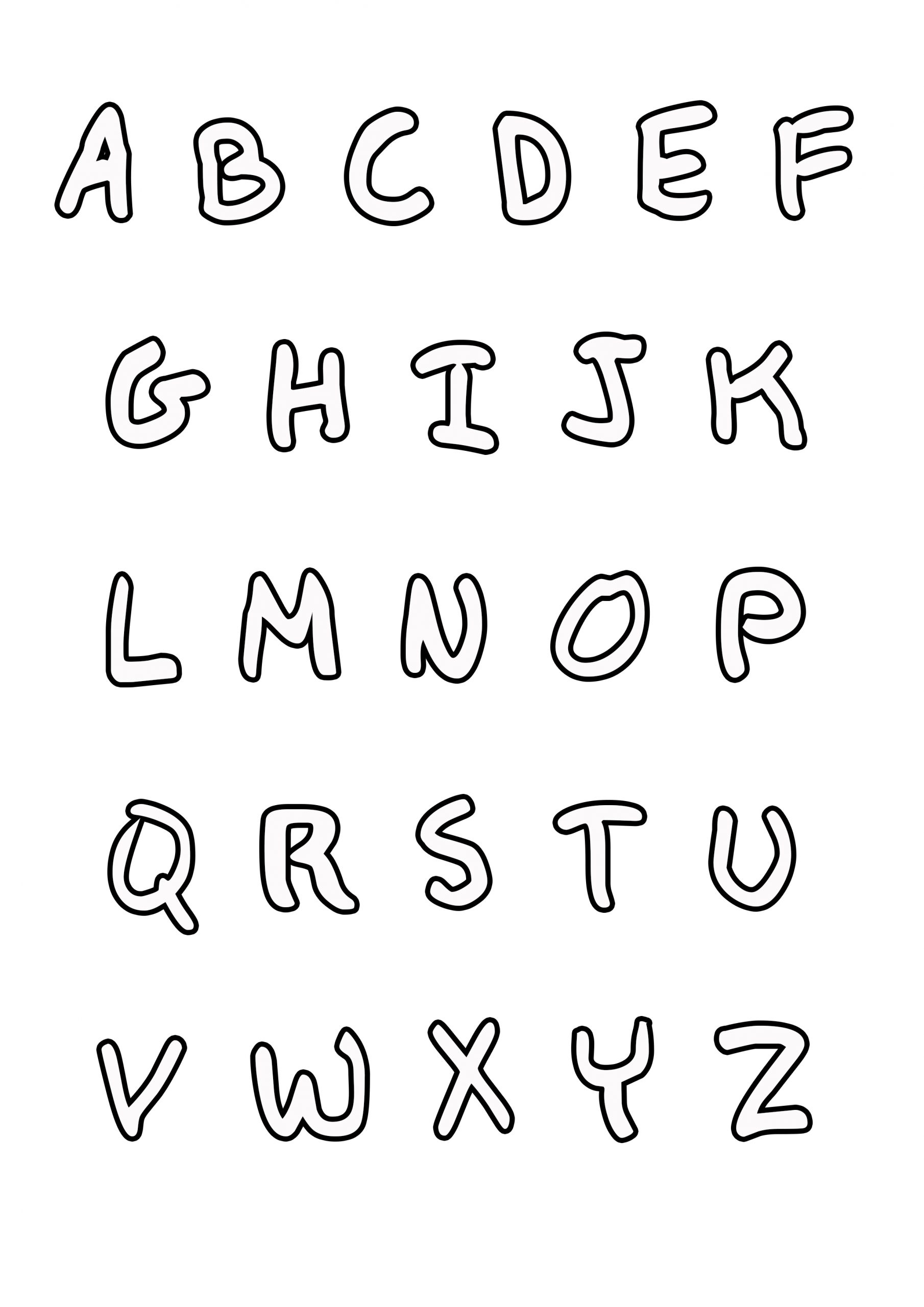 Coloriages Alphabet Et Lettres intérieur Alphabet À Colorier Maternelle 