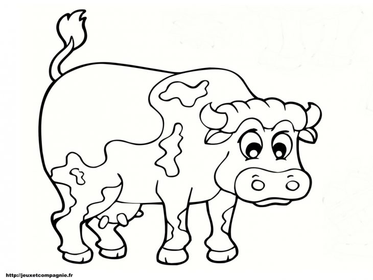 Coloriages Animaux De La Ferme avec Animaux De La Ferme A Imprimer