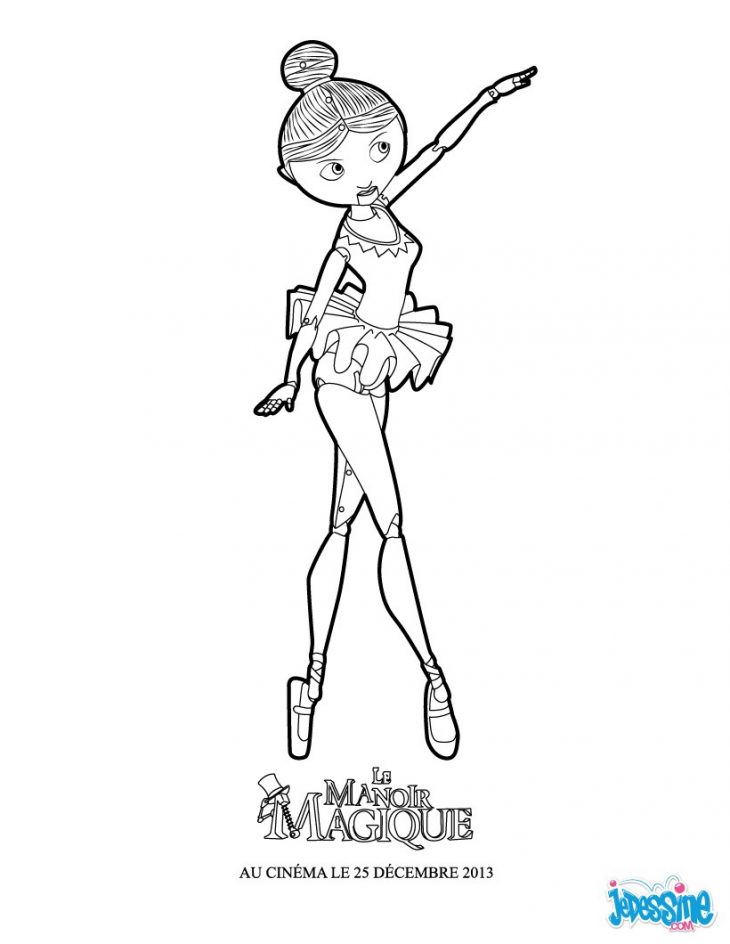 Coloriages Clara La Petite Danseuse – Fr.hellokids à Dessin De Danseuse A Imprimer