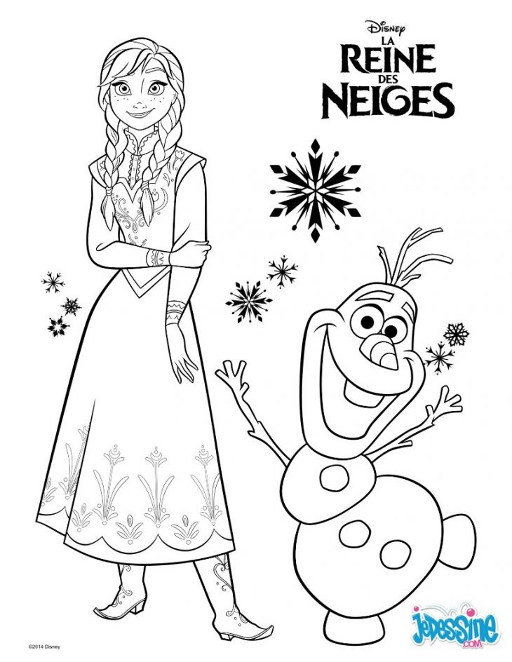 Coloriages La Reine Des Neiges – Elsa – Fr.hellokids intérieur Reine Des Neiges Dessin À Colorier