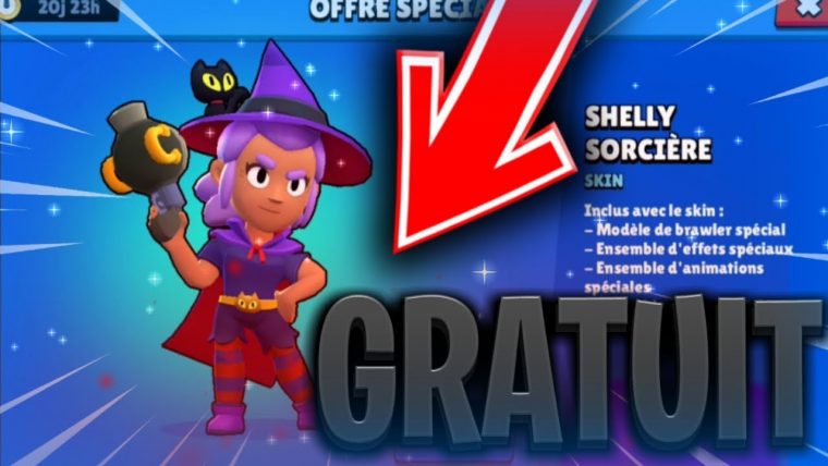 Comment Avoir Shelly Sorciere Gratuitement Sur Brawl Stars ! Je Dec On Peut  Pas L'avoir Gratuite. avec Image De Sorcière Gratuite