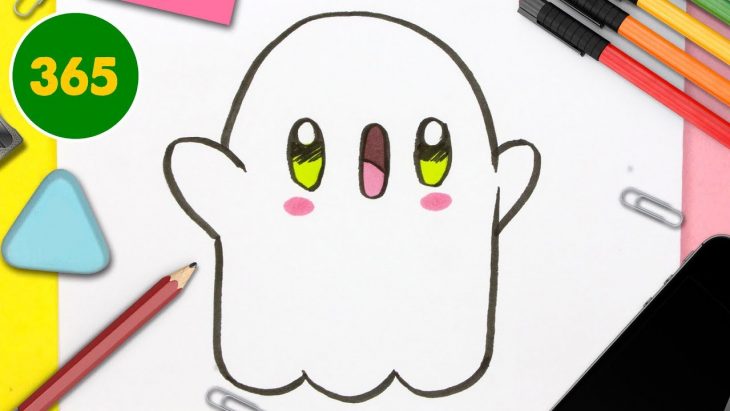 Comment Dessiner Fantôme Kawaii Étape Par Étape – Dessins Kawaii Facile –  Comment Dessiner Halloween pour Apprendre À Dessiner Halloween