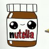 Comment Dessiner Nutella Kawaii Étape Par Étape – Dessins Kawaii Facile avec Image Facile A Reproduire