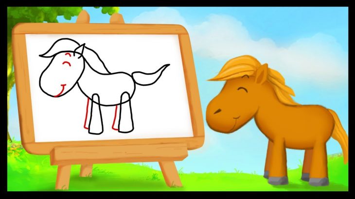 Comment Dessiner Un Cheval ? tout Cheval Dessin Couleur