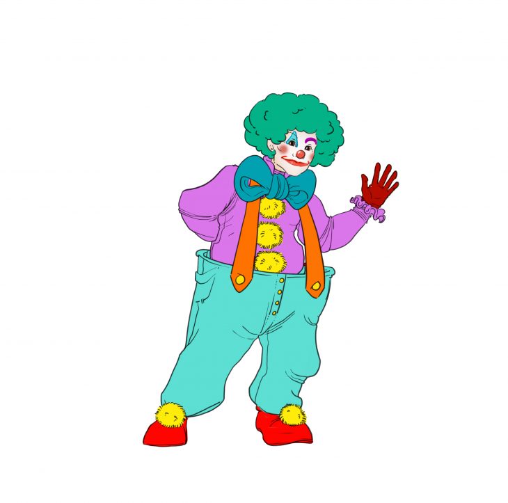 Comment Dessiner Un Clown – Dessindigo pour Dessin De Clown En Couleur