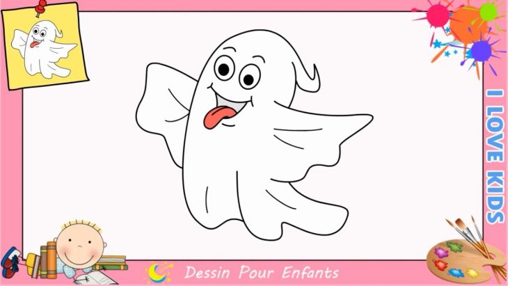 Comment Dessiner Un Fantôme Pour Halloween Kawaii Facilement – Halloween  2017 dedans Apprendre À Dessiner Halloween