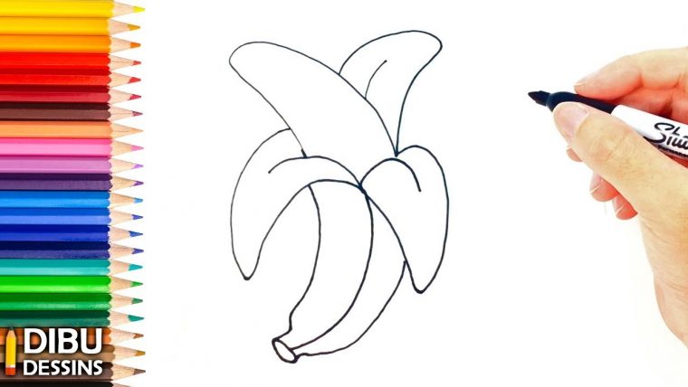 Comment Dessiner Une Banane Étape Par Étape serapportantà Dessiner Une Banane