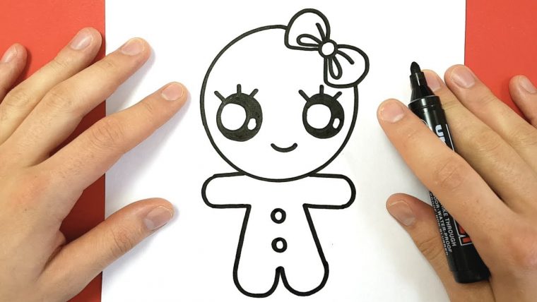 Comment Dessiner Une Fille Pain Épice Kawaii encequiconcerne Dessin Facile Pour Fille