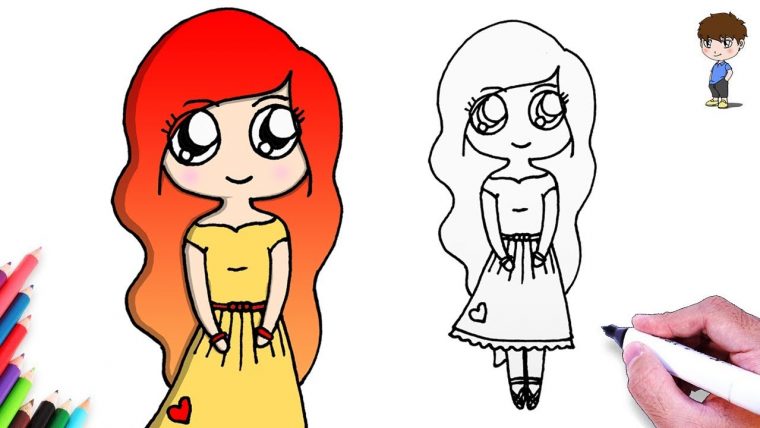 Comment Dessiner Une Fille Tumblr Aux Cheveux Roux Facilement – Dessin  Facile A Faire dedans Dessin Facile Pour Fille