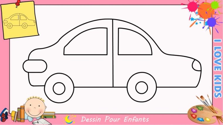 Comment Dessiner Une Voiture Facilement Etape Par Etape Pour Enfants 6 serapportantà Voiture Facile À Dessiner