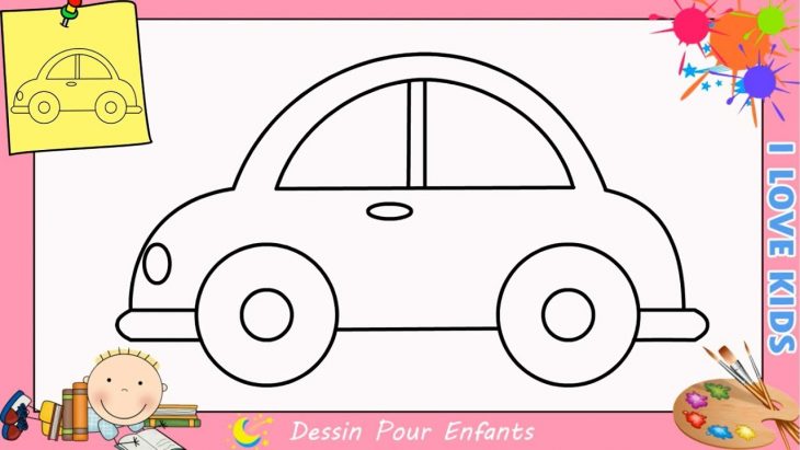 Comment Dessiner Une Voiture Facilement Etape Par Etape Pour Enfants 9 destiné Dessiner Une Voiture Facile