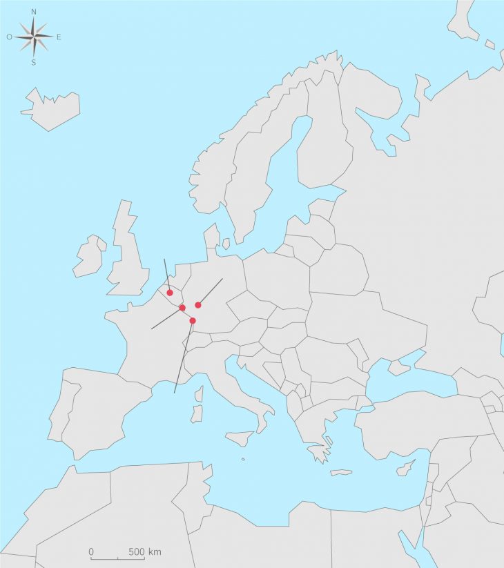 Compléter La Carte Des Villes Où Siègent Les Institutions encequiconcerne Placer Des Villes Sur Une Carte