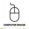 Computer Mouse Icon Or Logo In Modern Line Style. Stock dedans La Souris Du Web