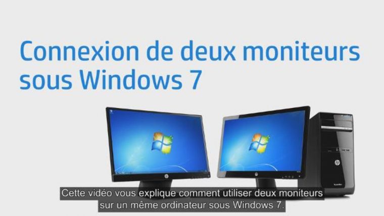 Connexion De Deux Moniteurs Sous Windows 7 avec Relier Deux Pc