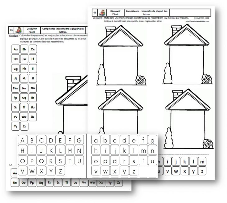 Correspondance Trois Écritures – Activité En Autonomie (Ou concernant Activités Sur Les Lettres De L Alphabet En Maternelle