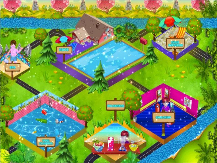 Course De Piscine Jeux Pour Filles Pour Android intérieur Jeux Que Pour Les Filles