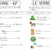 Cp - Autour Du Verbe - La Classe De Corinne intérieur Exercices De Cp À Imprimer