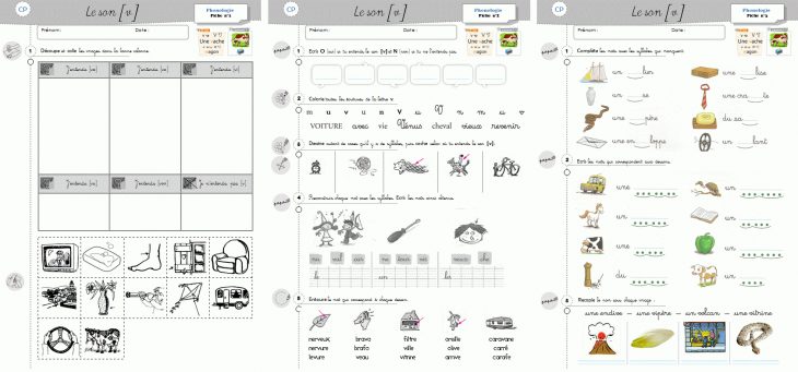 Cp – Phonologie / Code : Période 4 – Cycle 2 concernant Fiche D Exercice Cp