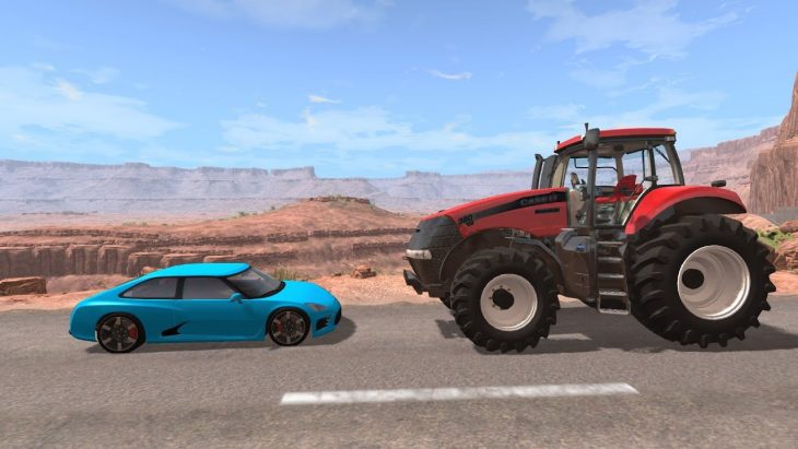 Crash Test : Voiture Vs Tracteur (Beamng.drive) encequiconcerne Jeux De Accident De Voiture