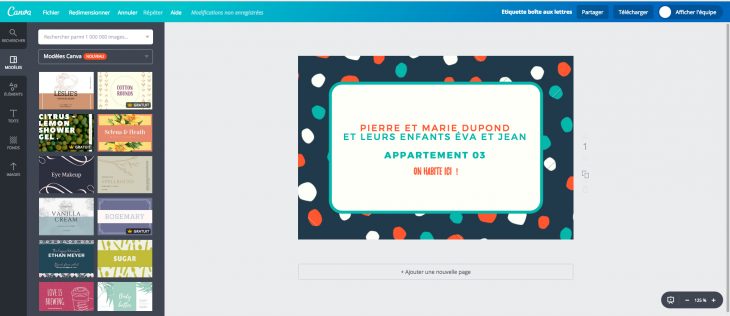 Créateur Gratuit D'étiquette De Boîte Aux Lettres – Canva encequiconcerne Lettre A Imprimer Gratuit